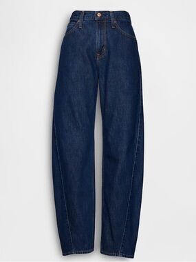 Gap Barrel High Rise Jean. Dark wash. Size 29/8 Tall. Modern